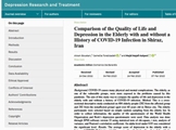 Comparison of the Quality of Life and Depression in the Elderly with and without a History of COVID-۱۹ Infection in Shiraz, Iran