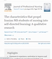 The characteristics that propel Iranian MS students of nursing into self-directed learning: A qualitative research